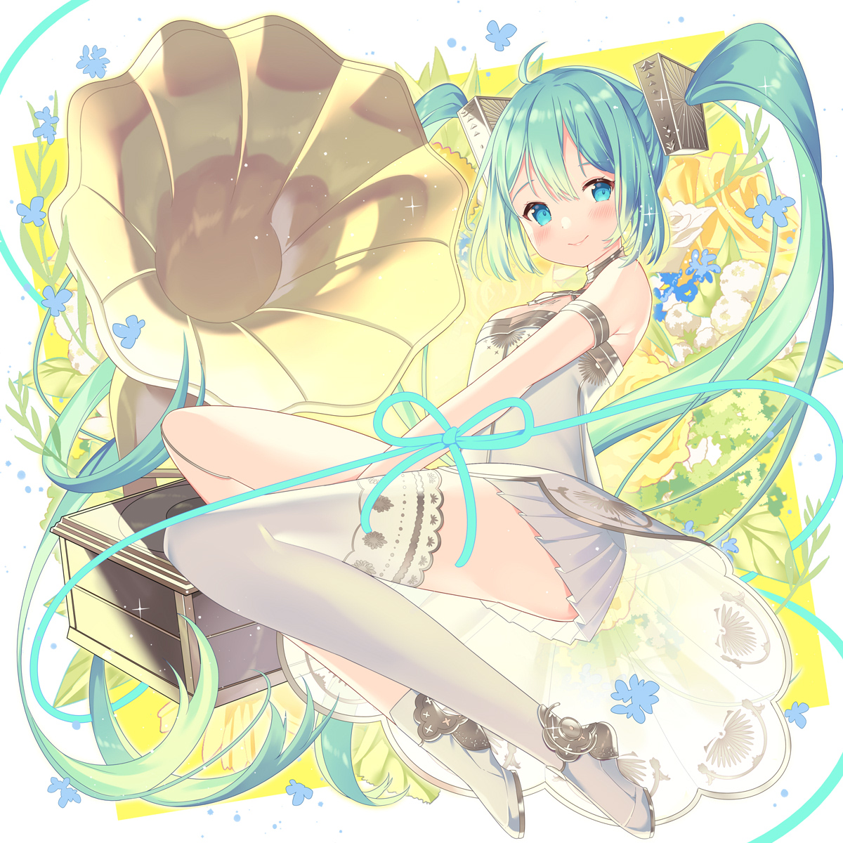 初音ミクシンフォニーパンフレット掲載用イラスト